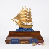 Quà tặng Thuyền Buồm mạ vàng 24k ACT GOLD ISO 9001:2015