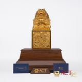 Quà tặng Ấn Rồng dát vàng 24k ACT GOLD ISO 9001:2015