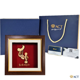 Quà tặng Tranh Chữ Thọ dát vàng 24k ACT GOLD ISO 9001:2015(Mẫu 1)