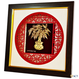 Tranh Cây Kim Ngân dát vàng 24k ACT GOLD ISO 9001:2015