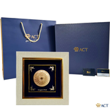 Tranh Mặt Trống Đồng dát vàng 24k ACT GOLD ISO 9001:2015