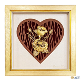 Tranh Hoa Hồng dát vàng 24k ACT GOLD ISO 9001:2015 (Mẫu 1)