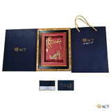 Tranh Hổ dát vàng 24k ACT GOLD ISO 9001:2015 (Mẫu 4)