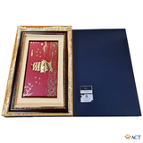 Quà tặng tranh Thuyền dát vàng 24k ACT GOLD ISO 9001:2015 (Mẫu 26)