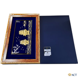Tranh Đôi Thuyền dát vàng 24k ACT GOLD ISO 9001:2015