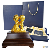 Quà tặng Cô Dâu Chú Rể dát vàng 24k ACT GOLD ISO 9001:2015