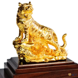 Quà tặng Hổ Phú Quý dát vàng 24k ACT GOLD ISO 9001:2015(Mẫu 1)
