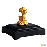 Quà tặng Cún Cute dát vàng 24k ACT GOLD ISO 9001:2015