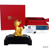Quà tặng Trâu Cute dát vàng 24k ACT GOLD ISO 9001:2015