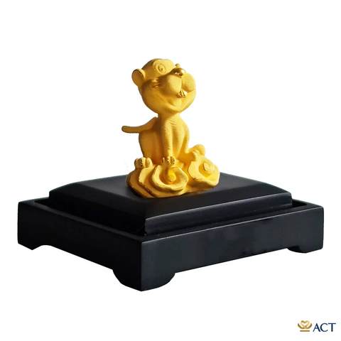 Quà tặng Hổ Cute dát vàng 24k ACT GOLD ISO 9001:2015