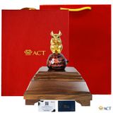 Quà tặng Chuột dát vàng 24k ACT GOLD ISO 9001:2015