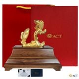 Quà tặng Song Ngư dát vàng 24k ACT GOLD ISO 9001:2015 (mẫu 2)