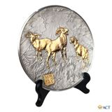 Quà tặng Đĩa Biểu Trưng Pewter Tam Dương Khai Thái 24k ACT GOLD ISO 9001:2015