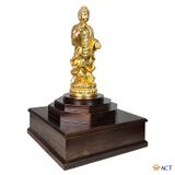Quà tặng tượng Phật A Di Đà dát vàng 24k ACT GOLD ISO 9001:2015
