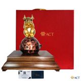 Quà tặng Tượng Chuột dát vàng 24k ACT GOLD ISO 9001:2015