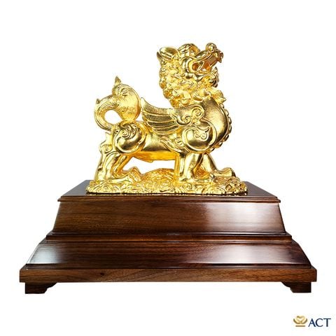 Quà tặng Tượng Tỳ Hưu dát vàng 24k ACT GOLD ISO 9001:2015