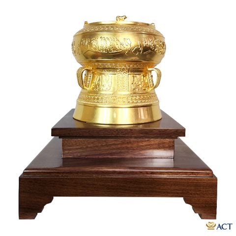 Tượng Trống Đồng dát vàng 24k ACT GOLD