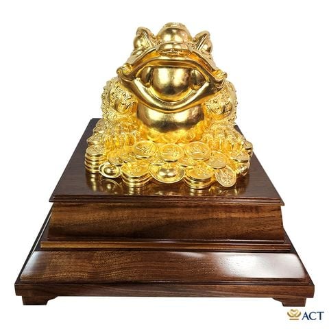 tượng Thiềm Thừ dát vàng 24k ACT GOLD