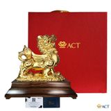 Quà tặng Tượng Tỳ Hưu dát vàng 24k ACT GOLD ISO 9001:2015