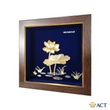 Tranh Hoa Sen dát vàng 24k ACT GOLD ISO 9001:2015