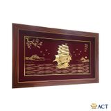 Tranh Thuyền dát vàng 24k ACT GOLD ISO 9001:2015