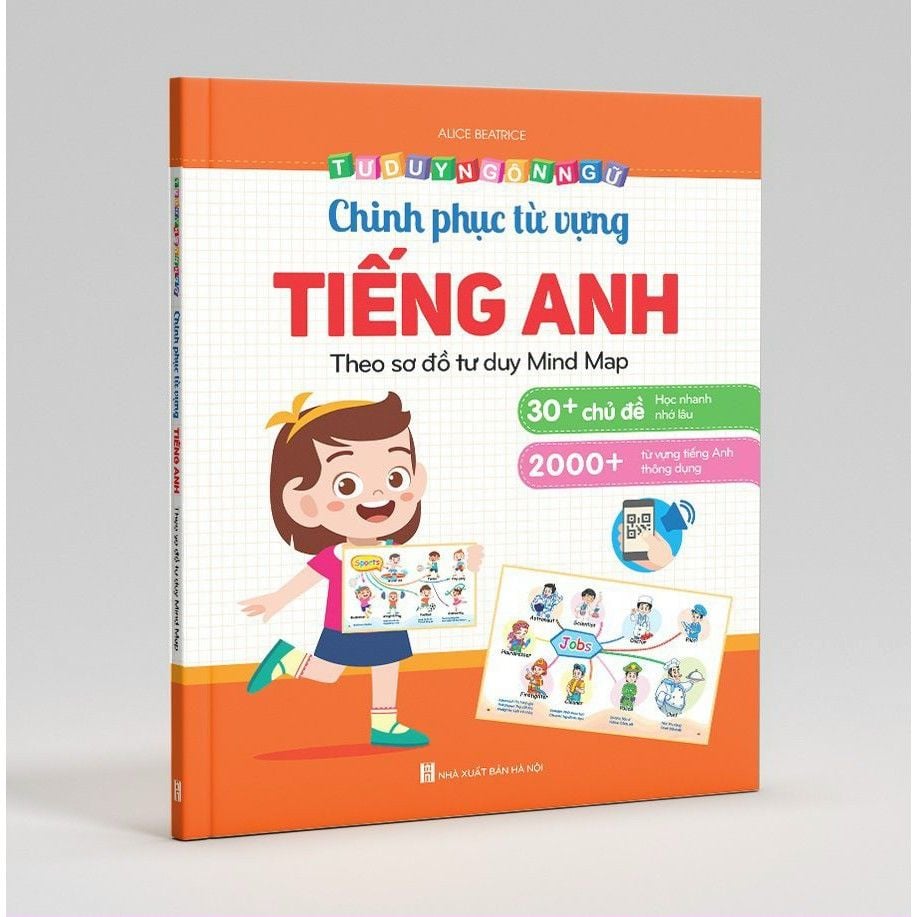 Sách - Chinh Phục Từ Vựng Tiếng Anh - Theo Sơ Đồ Tư Duy Mind Map (Dành Cho Trẻ 2-10 Tuổi)