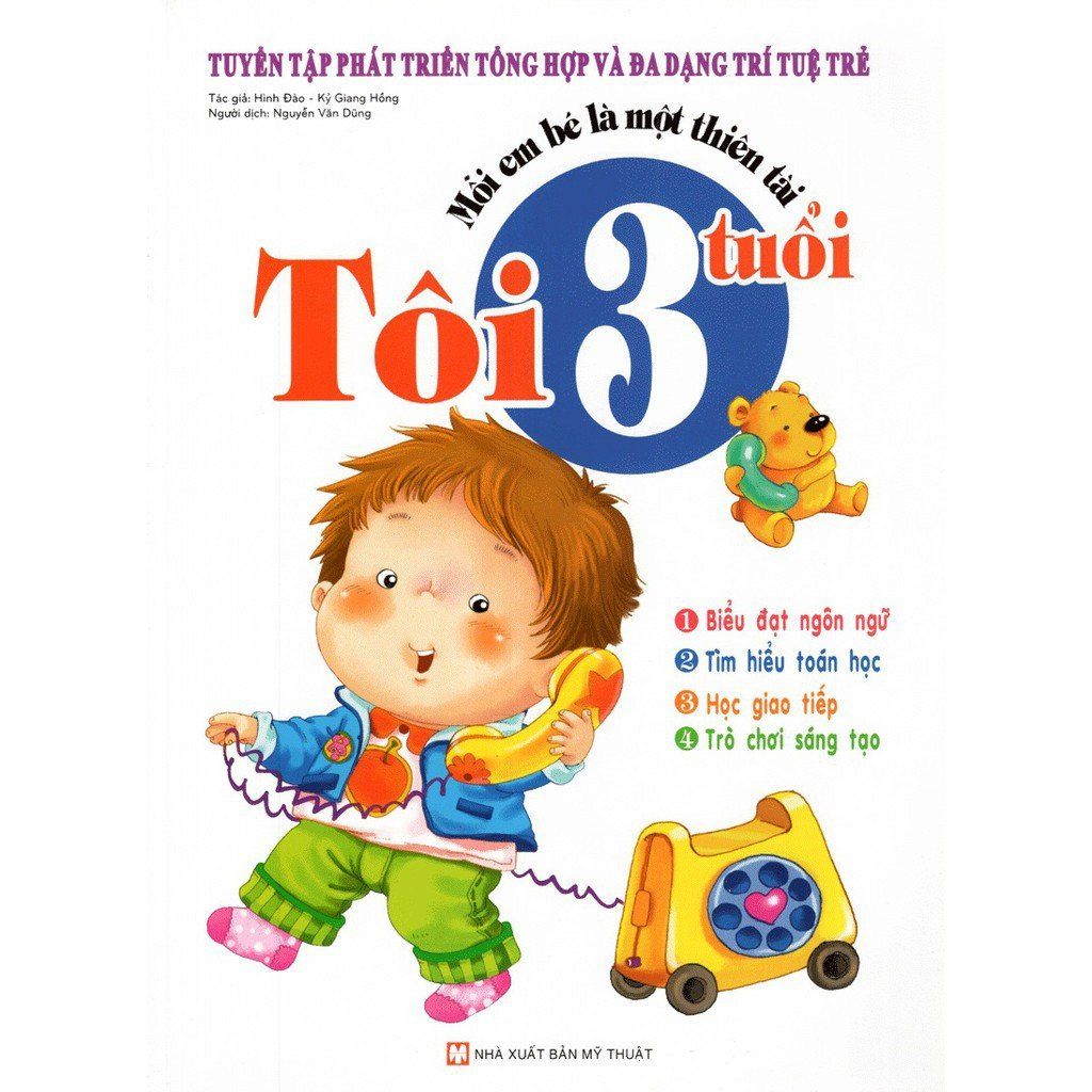 Sách - Mỗi Em Bé Là Một Thiên Tài - Tôi 3 Tuổi (Dành cho trẻ 3 tuổi) Sách Kỹ Năng Sống Cho Bé