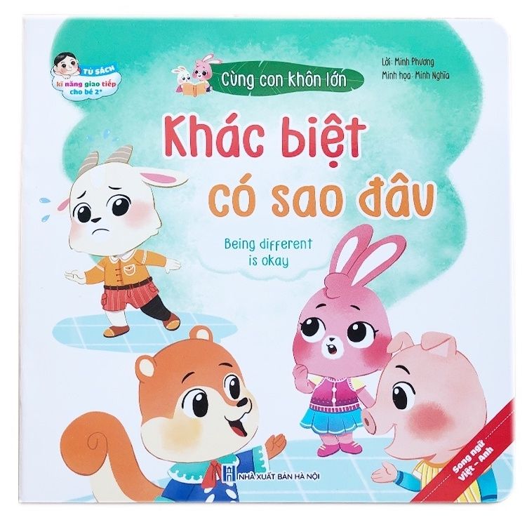 Sách - Cùng Con Khôn Lớn - Song Ngữ Việt Anh Dành cho trẻ 2-6 tuổi (Bộ 10 Cuốn)