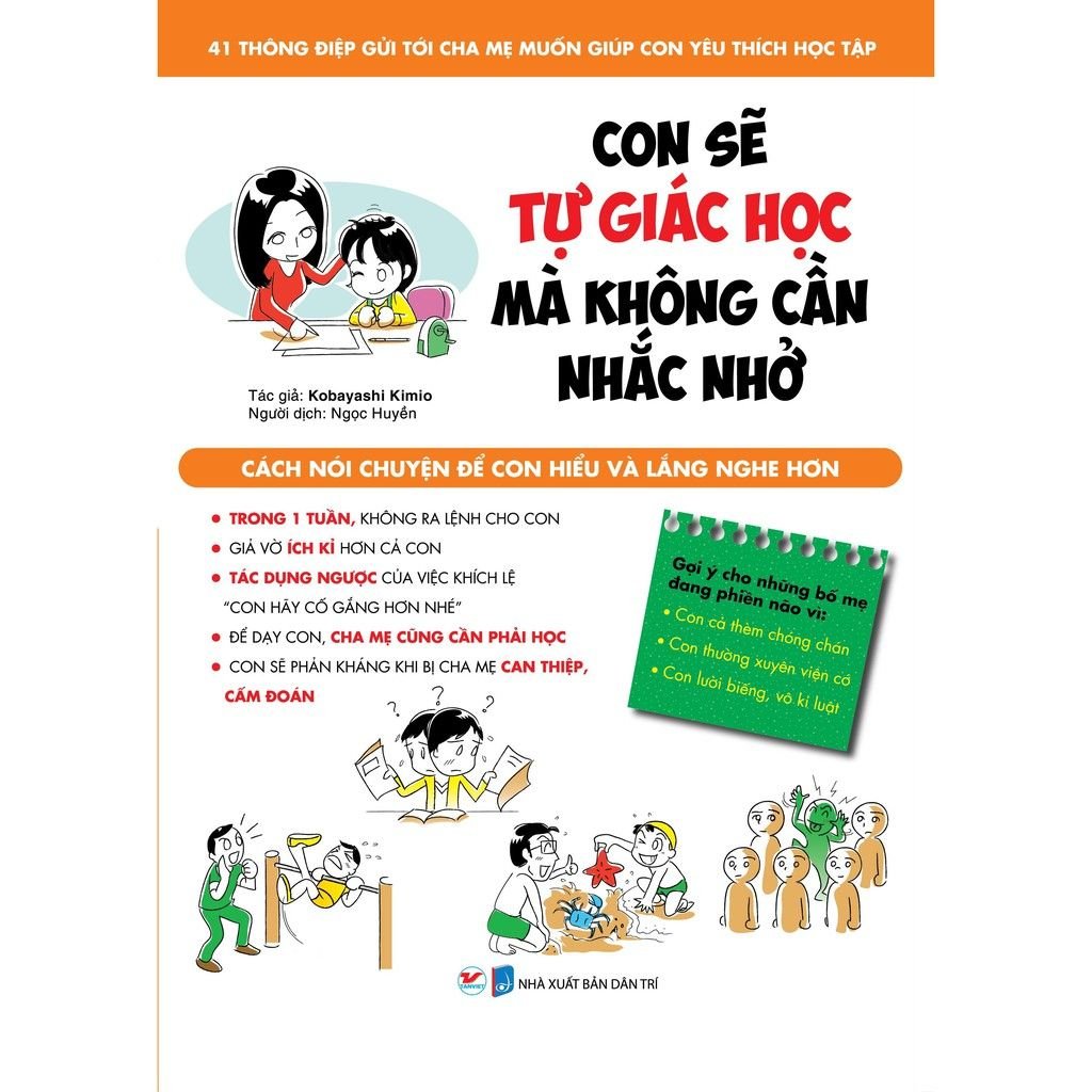 Sách - Con Sẽ tự Giác Học Mà Không Cần Nhắc Nhở