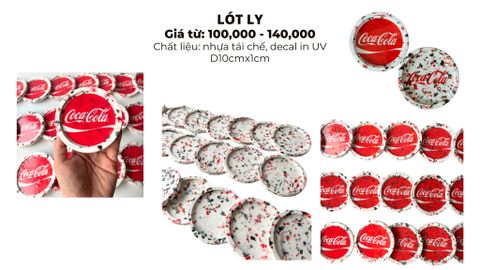  Lót Ly Nhựa Tái Chế 