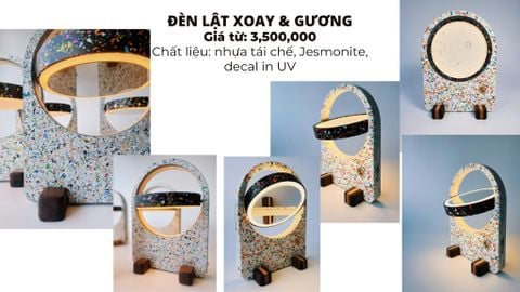  Đèn Miramp Gương Lật Xoay 