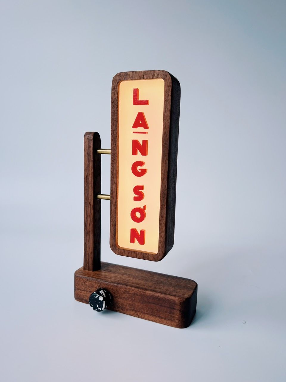 Đèn Gỗ Địa Danh - Custom Chữ / Màu Sắc