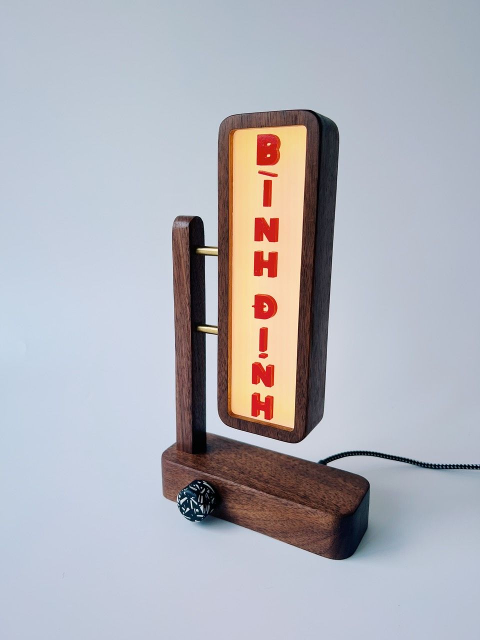 Đèn Gỗ Địa Danh - Custom Chữ / Màu Sắc