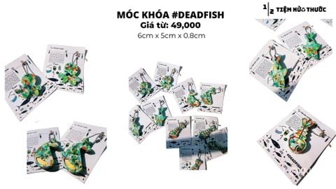  Móc Khóa Nhựa Tái Chế #DEADFISH 