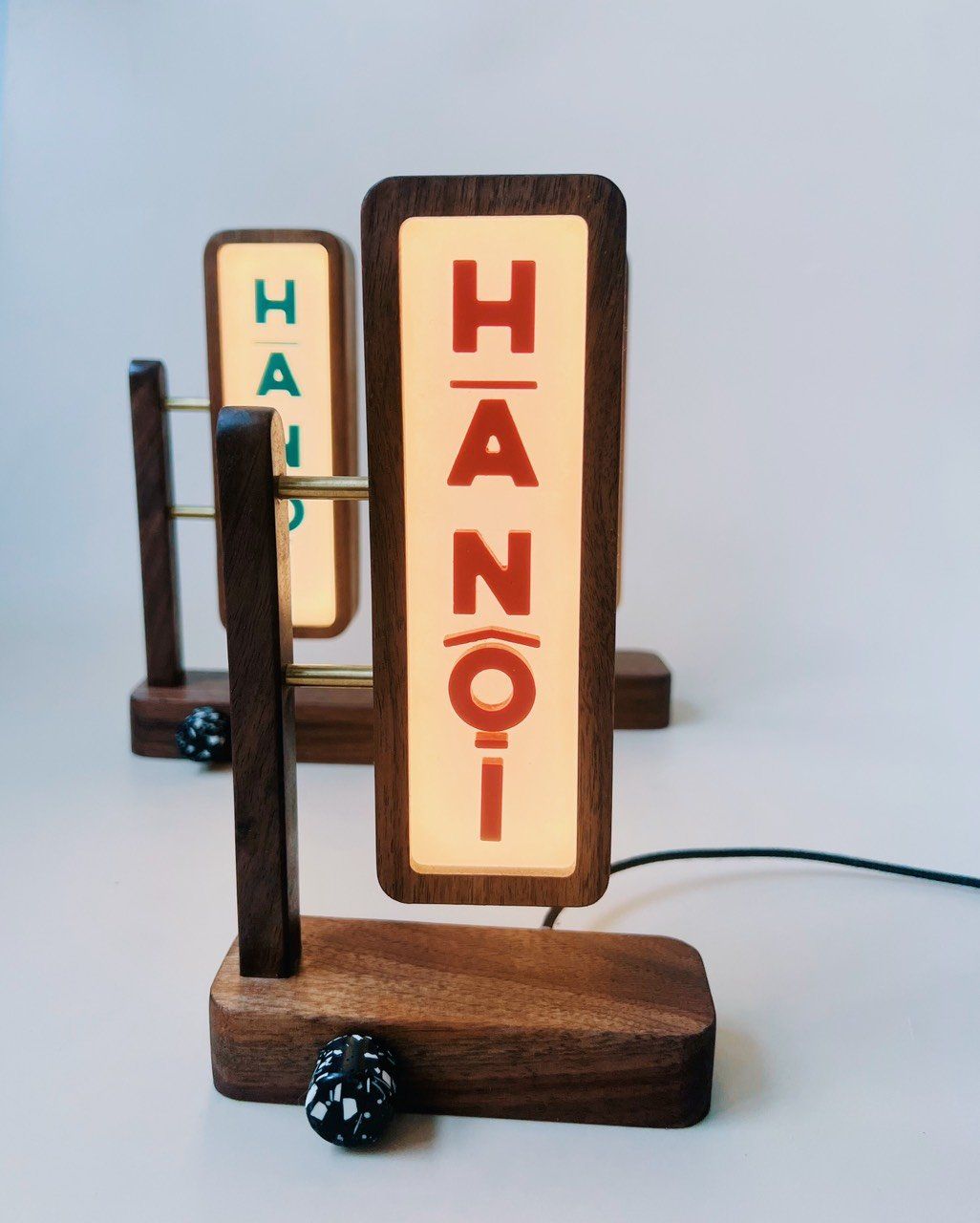 Đèn Gỗ Địa Danh - Custom Chữ / Màu Sắc