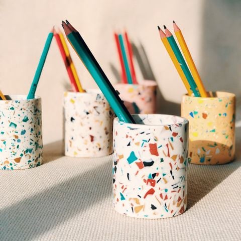  Workshop Terrazzo Jar / Chiếc Cốc Đa Năng - Jesmonite Workshop 