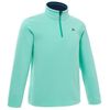 QUECHUA - Kids' Hiking Fleece - MH100 Turquoise