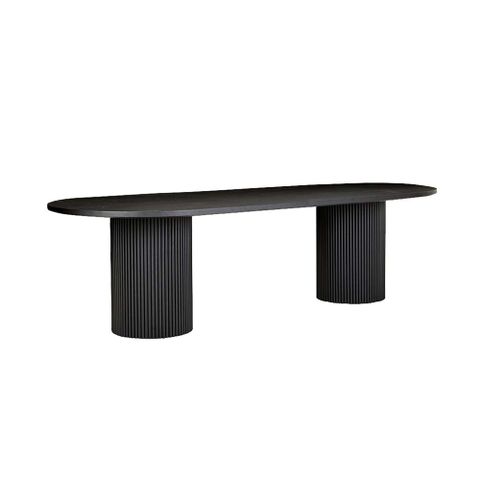  Benjamin Ripple Oval Dining Table 