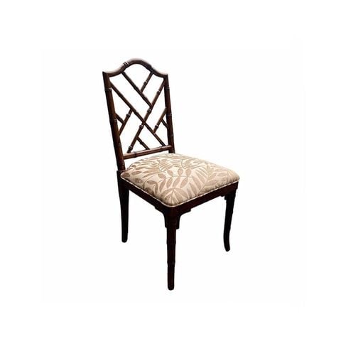  Regency Faux Bamboo Side Chair 