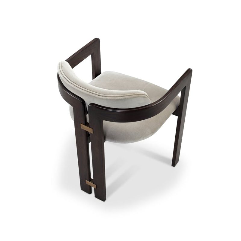 Neo Art Deco Black Dining Chair