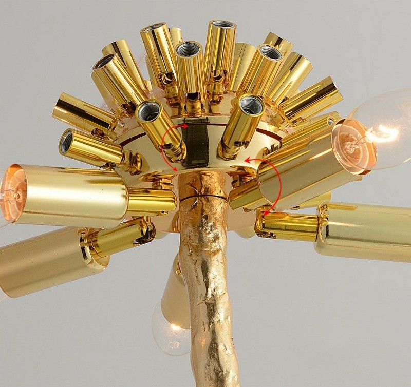 Exotic Ostrich Feather Floor Lamp