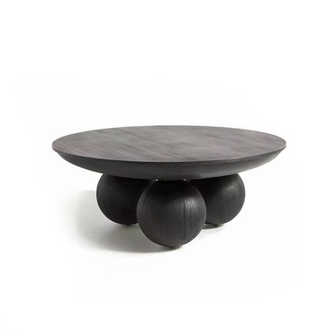  Zephyr Mango Wood Round Coffee Table 