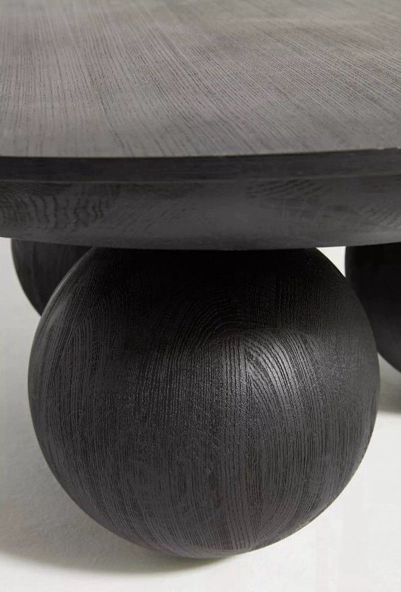 Zephyr Mango Wood Round Coffee Table