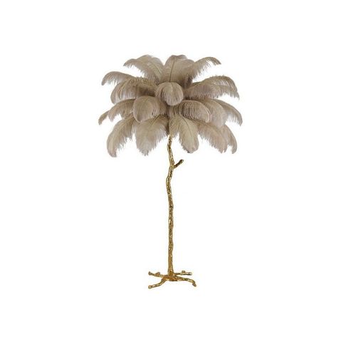  Exotic Ostrich Feather Floor Lamp 