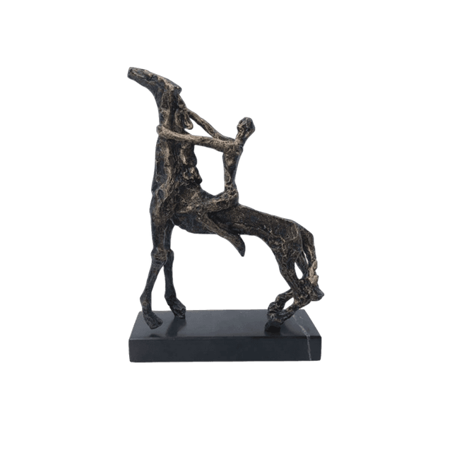 Tượng trang trí người cưỡi ngựa 0008