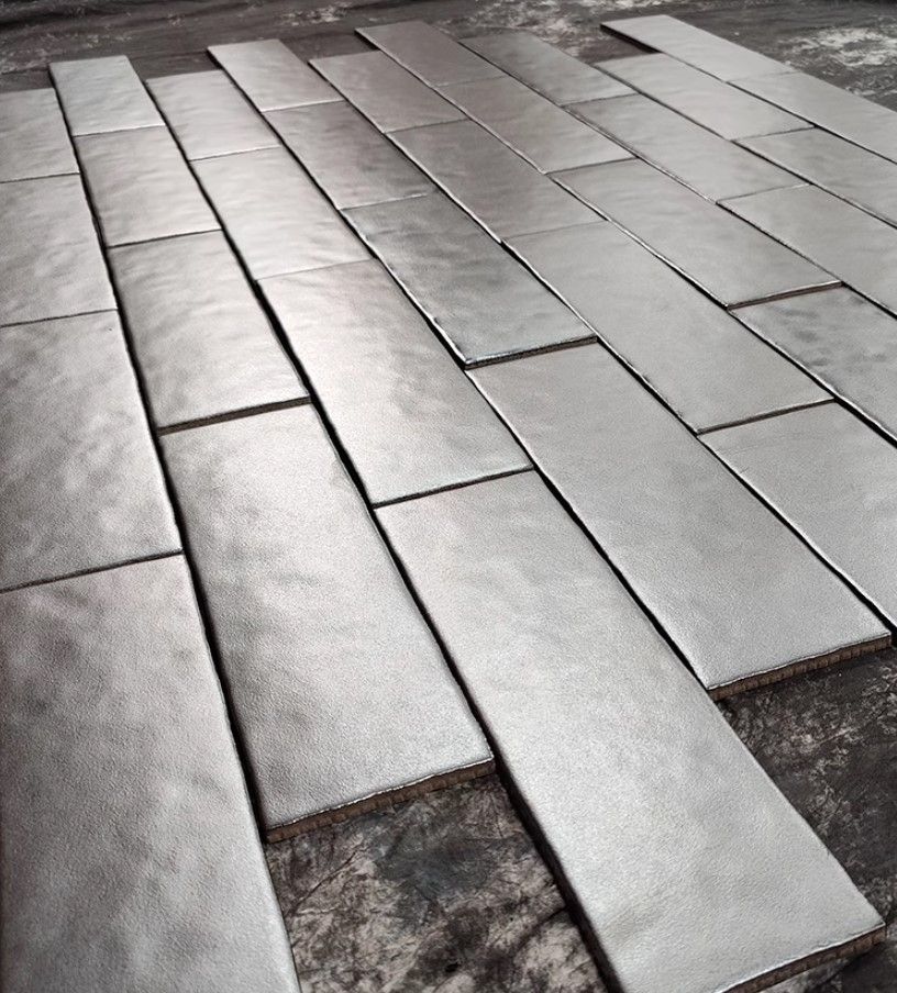 Gạch thẻ hiệu ứng kim loại Metallic