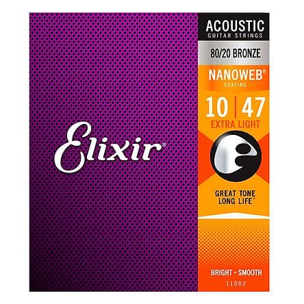  ELIXIR - 11002 - Dây đàn Guitar - Elixir-strings Acou NW Exlt 010 set 