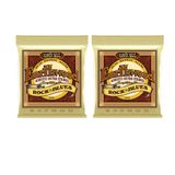  EARTHWOOD ROCK AND BLUES W/PLAIN G 80/20 BRONZE ACOUSTIC GUITAR STRINGS - 10-52 GAUGE - P02008 