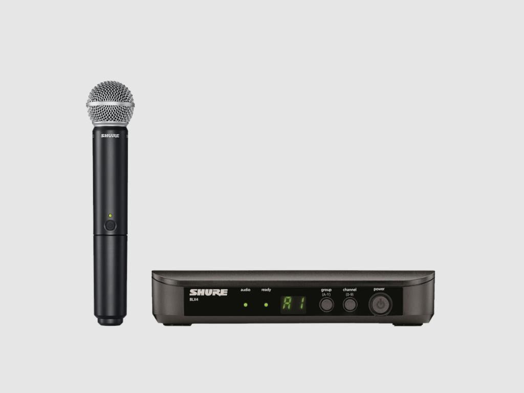  Wireless Microphones Shure BLX24/SM58 