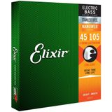  ELIXIR - 14677 - Dây đàn Guitar - Elixir- Strings Bass 4S SS Med Xlng 045 set 